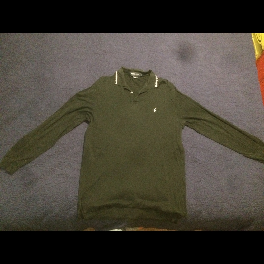 Black Longsleeve golf shirt Polo Ralph Lauren